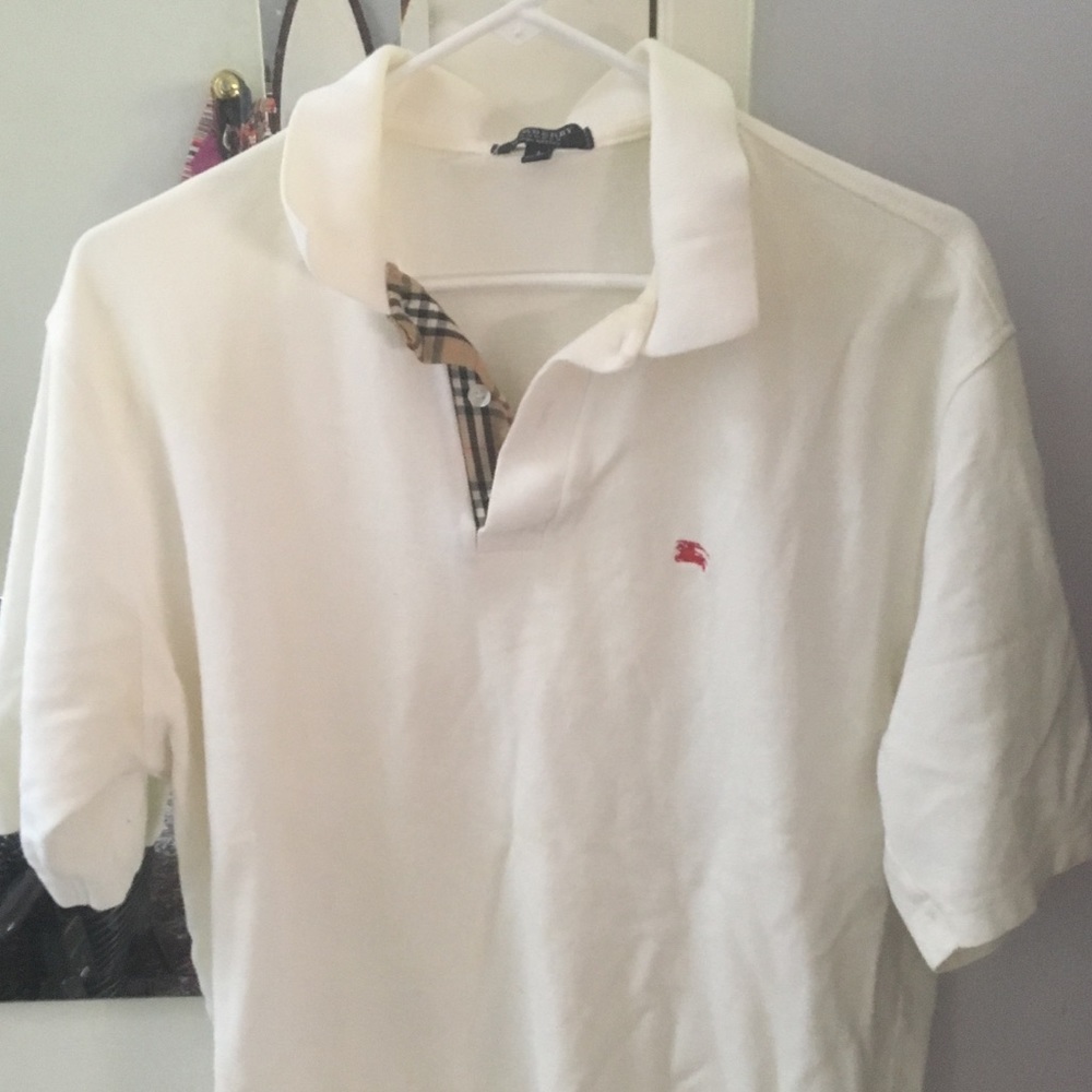 Men’s Burberry golf shirt